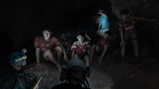 Escena de la serie 'Rescate en una cueva de Tailandia' Escena de la serie 'Rescate en una cueva de Tailandia'