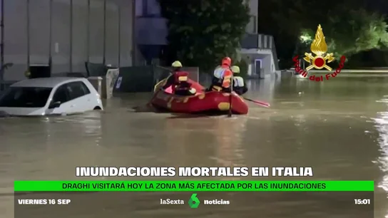 Una tromba de agua en el centro de Italia deja al menos 10 muertos y 50 heridos Una tromba de agua en el centro de Italia deja al menos 10 muertos y 50 heridos