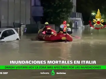 Una tromba de agua en el centro de Italia deja al menos 10 muertos y 50 heridos 