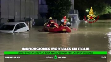 Una tromba de agua en el centro de Italia deja al menos 10 muertos y 50 heridos 