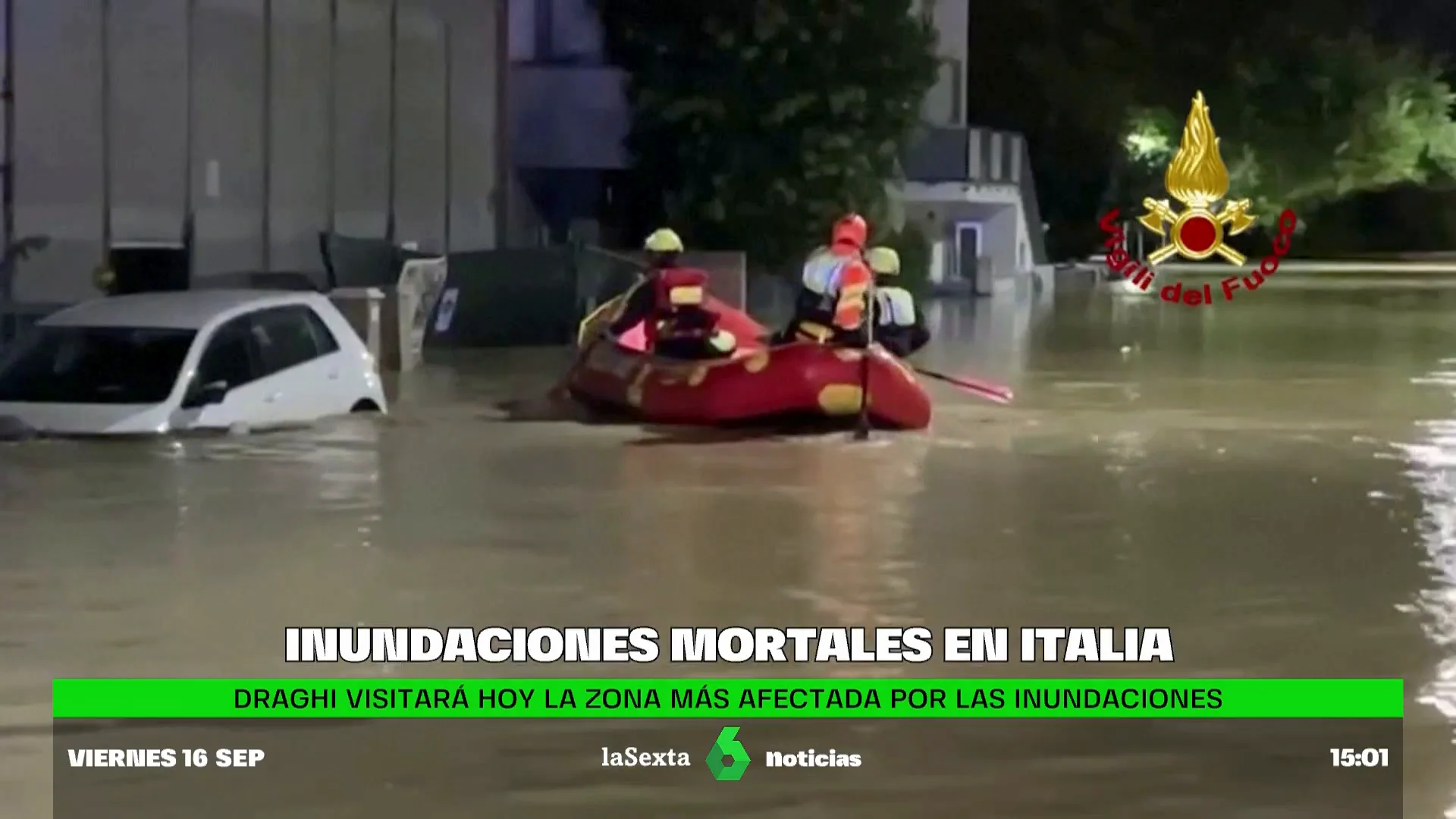 Una tromba de agua en el centro de Italia deja al menos 10 muertos y 50 heridos 