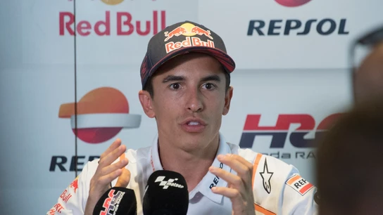 Marc Márquez, en rueda de prensa Marc Márquez, en rueda de prensa