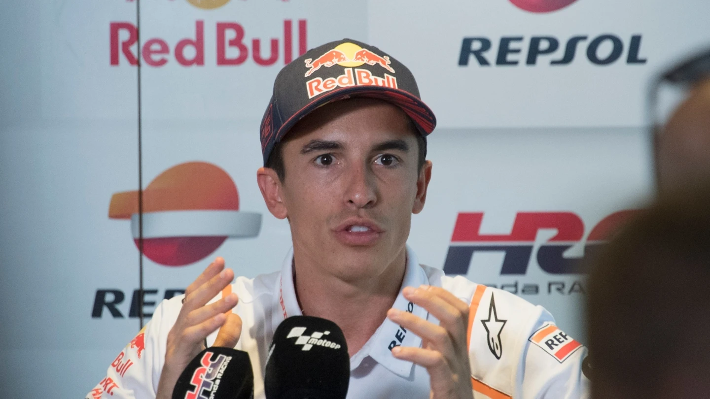 Marc Márquez, en rueda de prensa Marc Márquez, en rueda de prensa