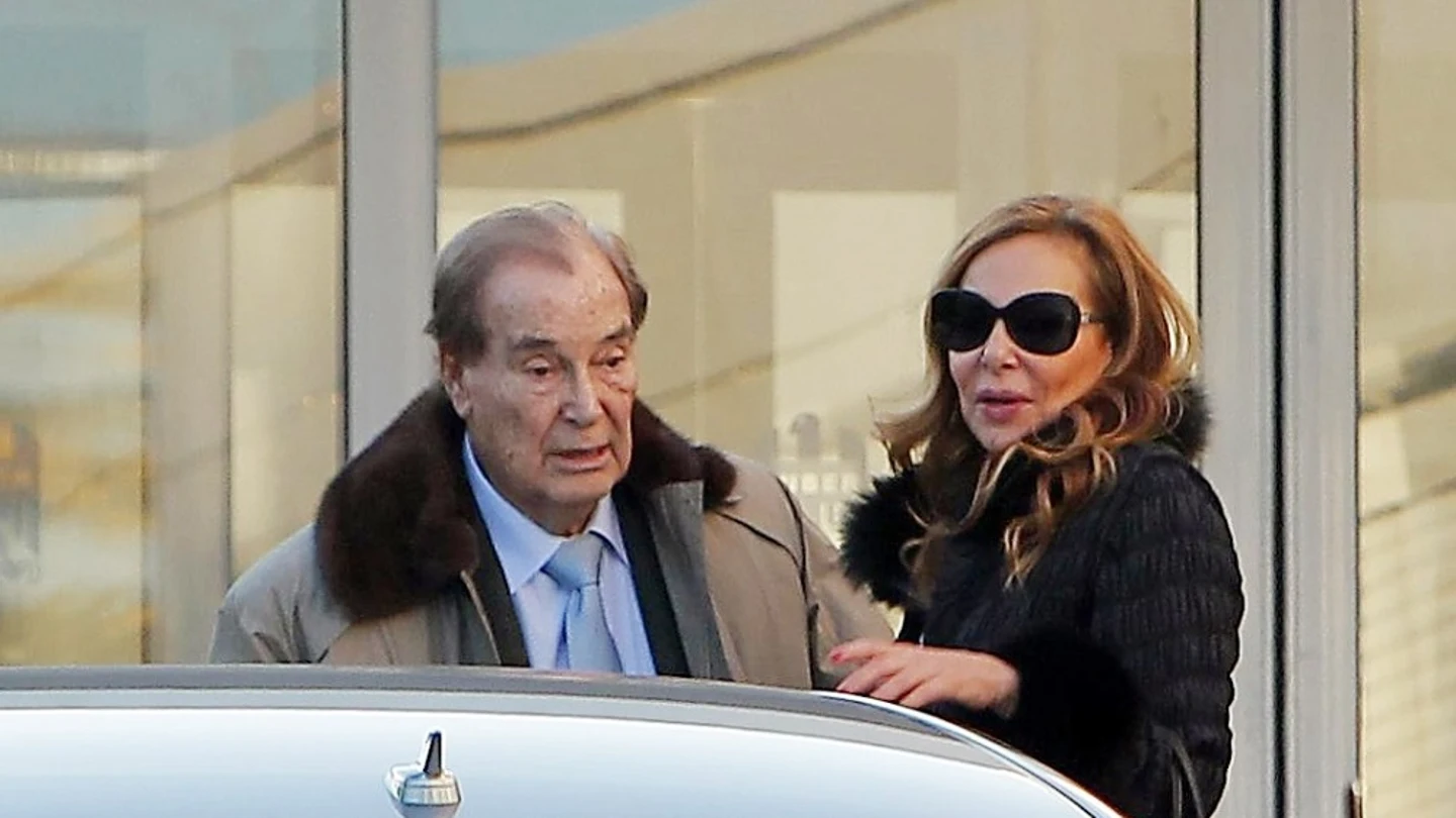 Imagen de archivo de Ana Obregón con su padre Imagen de archivo de Ana Obregón con su padre