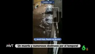 Los estremecedores gritos de desesperación de un hombre arrastrado por la riada en Javalí Viejo, Murcia