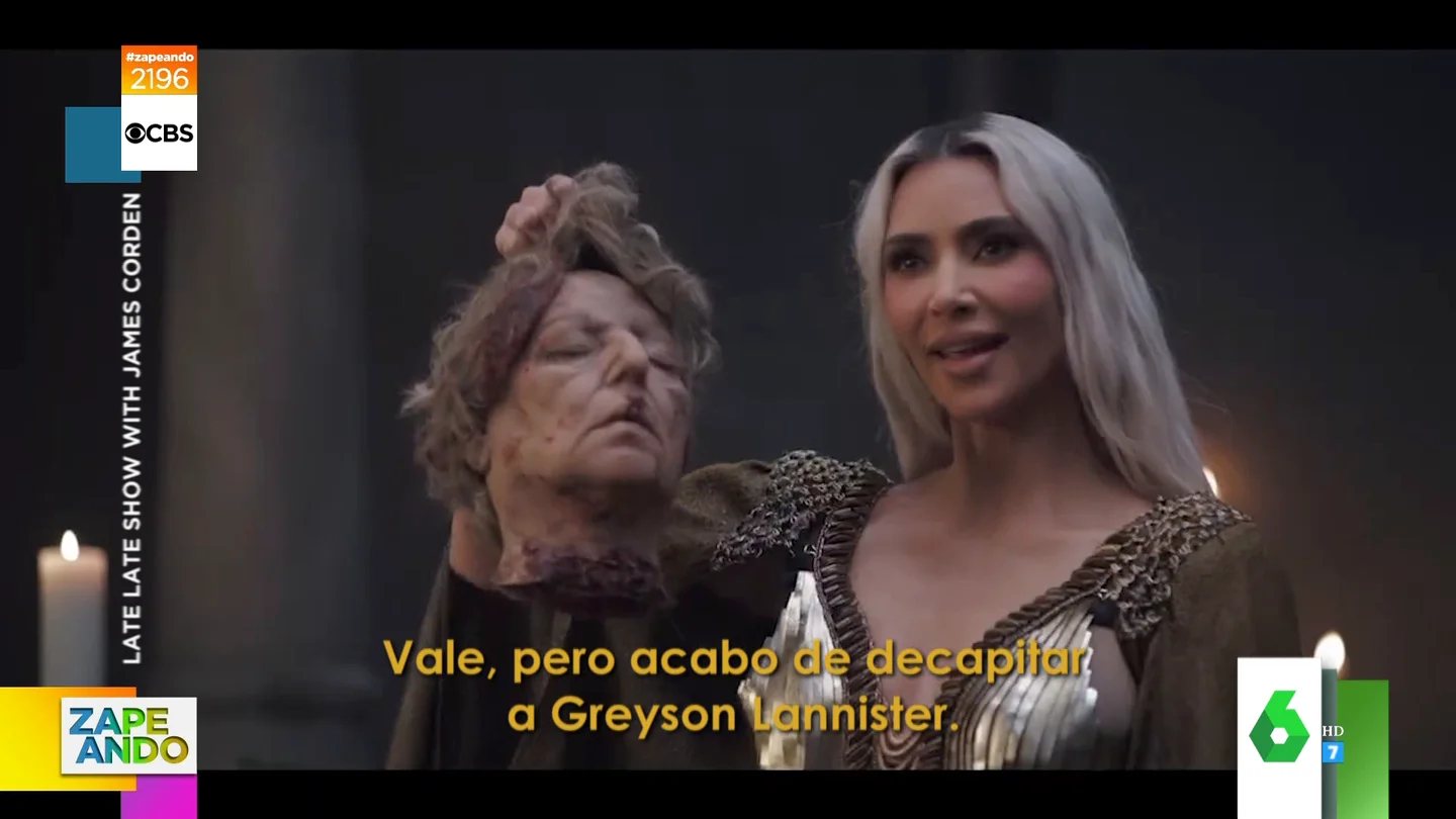 La 'traición' de Kim Kardashian a su hermano James Corden para conquistar el Trono de Hierro en 'The Targashians' La 'traición' de Kim Kardashian a su hermano James Corden para conquistar el Trono de Hierro en 'The Targashians'