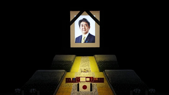 Japón despide al ex primer ministro Shinzo Abe en un funeral de Estado dos meses después de ser asesinado Japón despide al ex primer ministro Shinzo Abe en un funeral de Estado dos meses después de ser asesinado