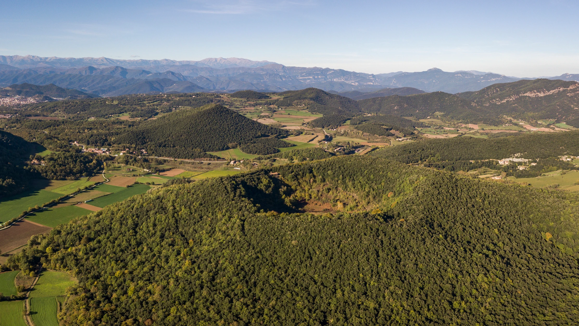 Volcán de Santa Margarida, en Girona Volcán de Santa Margarida, en Girona