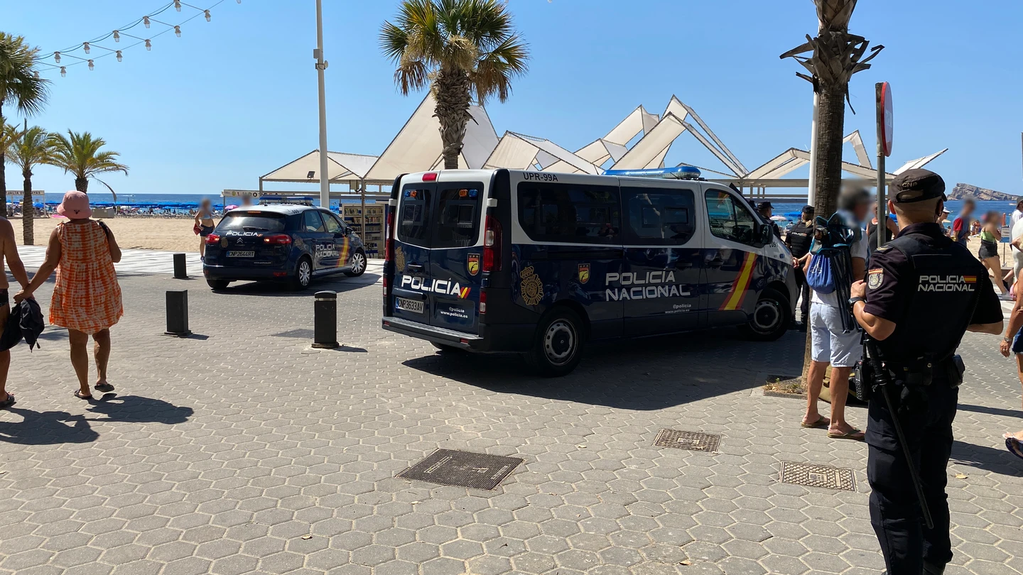 Foto de Archivo de la Policía Nacional de Benidorm Foto de Archivo de la Policía Nacional de Benidorm