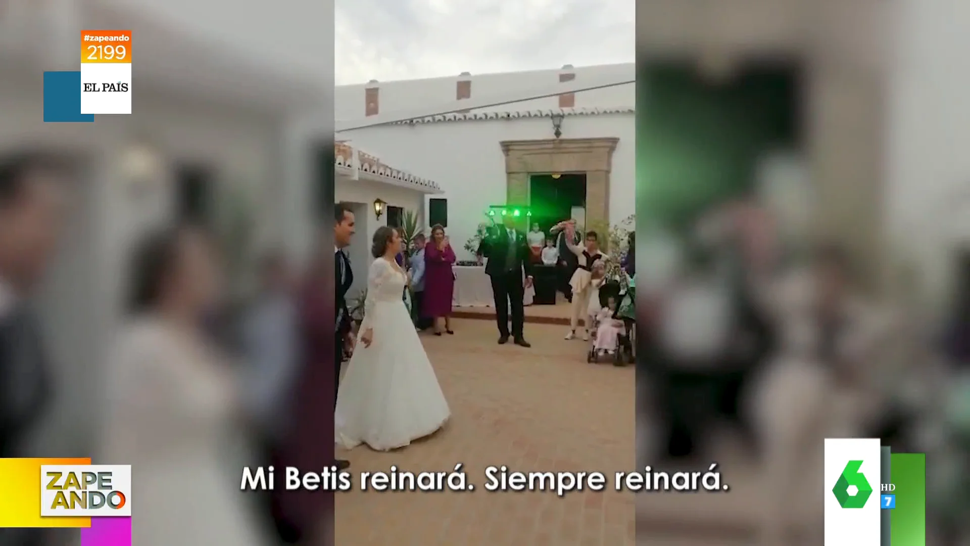 Así es la boda con temática del Betis que arrasa en redes