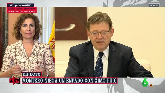 Montero niega haberse enfadado con Puig por rebajar el IRPF: "Se trata de practicar una política fiscal coherente" Montero niega haberse enfadado con Puig por rebajar el IRPF: "Se trata de practicar una política fiscal coherente"