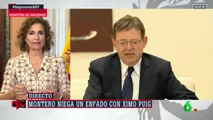 Montero niega haberse enfadado con Puig por rebajar el IRPF: "Se trata de practicar una política fiscal coherente"