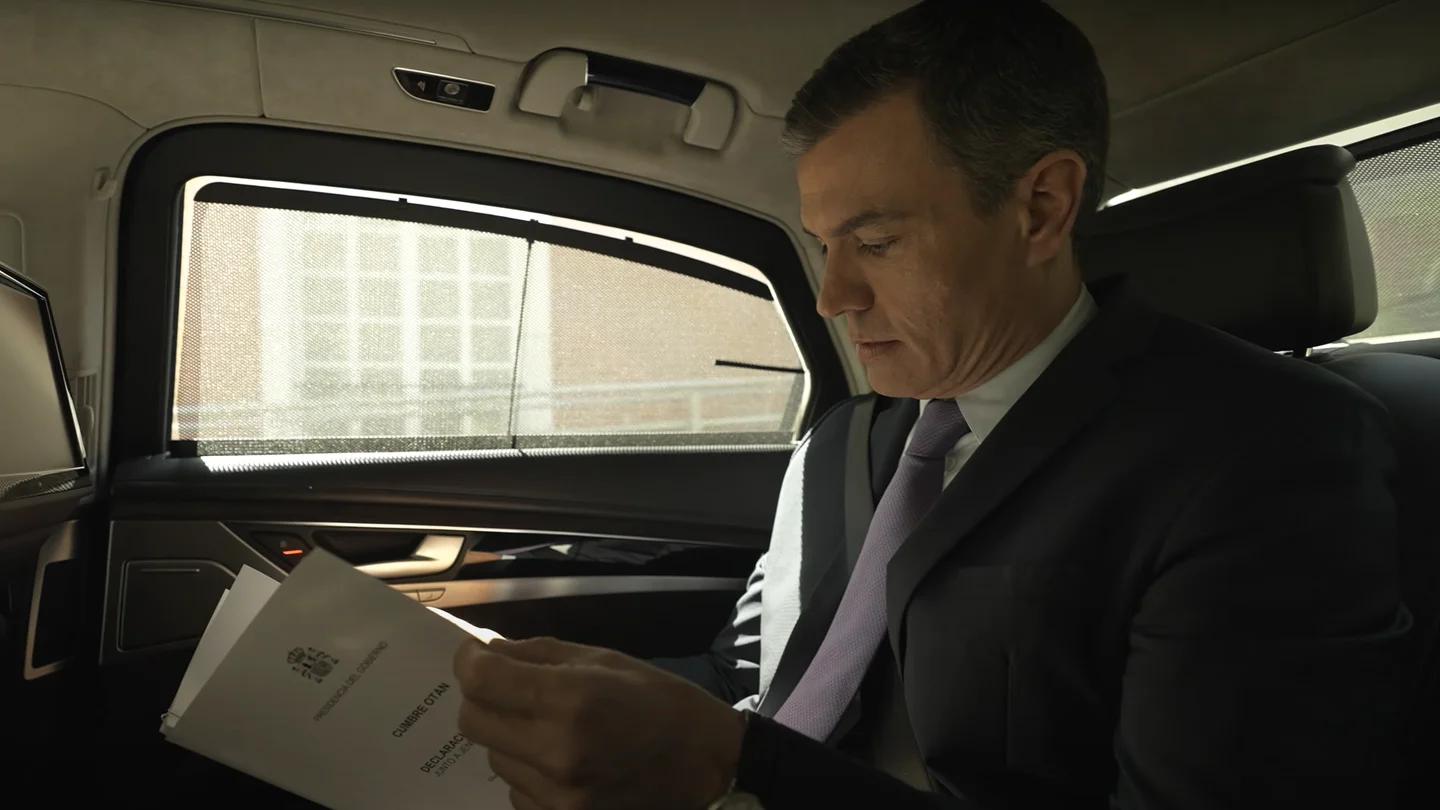 Pedro Sánchez en la docuserie 'La Moncloa' Pedro Sánchez en la docuserie 'La Moncloa'