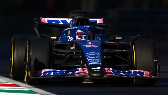 Fernando Alonso, con el Alpine Fernando Alonso, con el Alpine