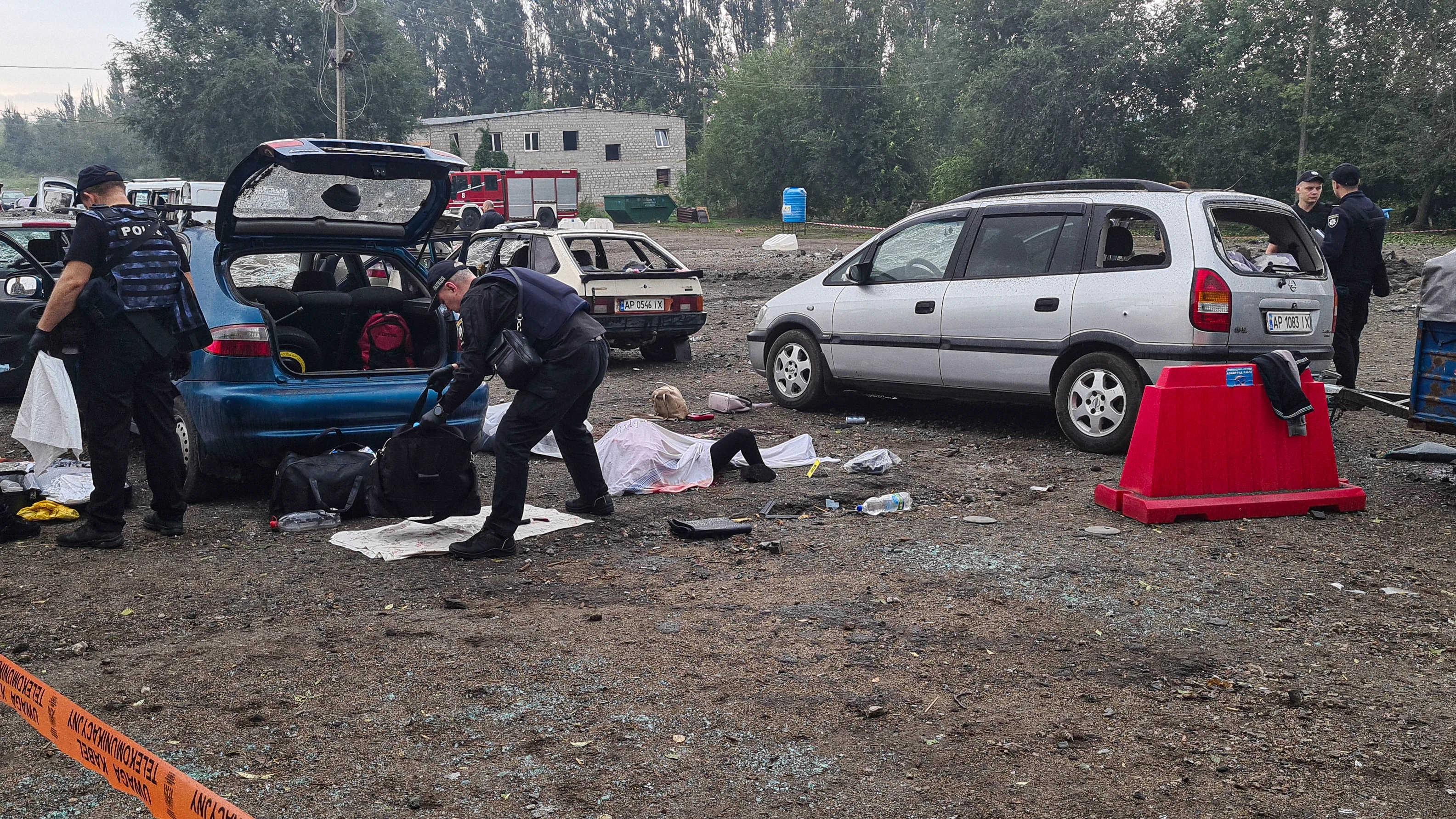 Al menos 25 muertos y 62 heridos en un ataque a un convoy humanitario en Zaporiyia