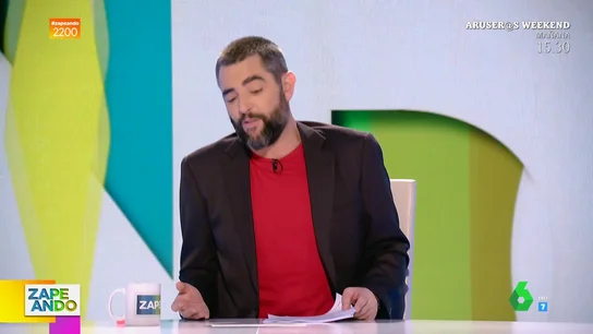 Dani Mateo se confunde en Zapeando y pide perdón a la audiencia Dani Mateo se confunde en Zapeando y pide perdón a la audiencia