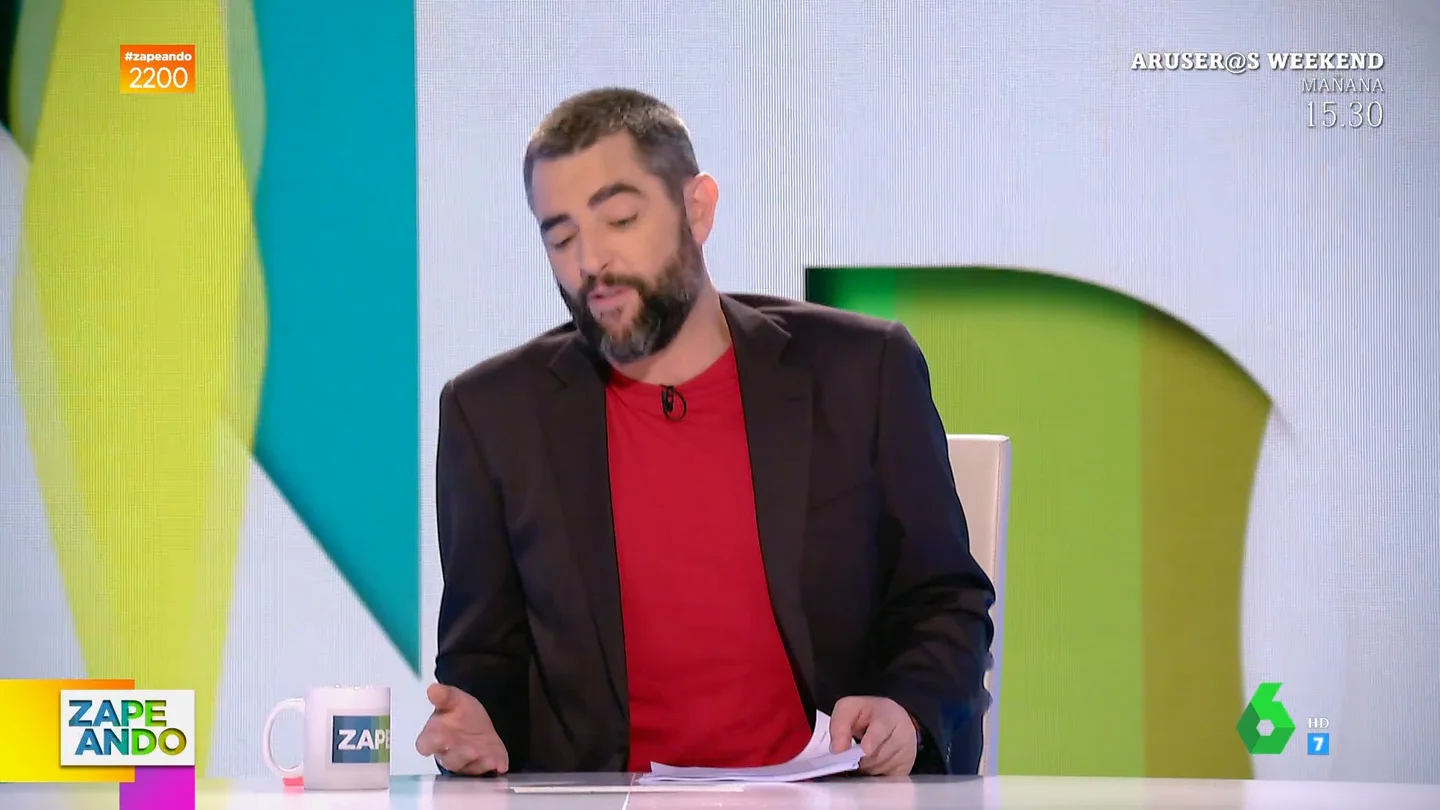 Dani Mateo se confunde en Zapeando y pide perdón a la audiencia Dani Mateo se confunde en Zapeando y pide perdón a la audiencia