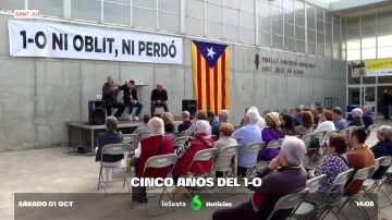 Cataluña celebra el quinto aniversario del 1-O en medio de una crisis de confianza en el Govern