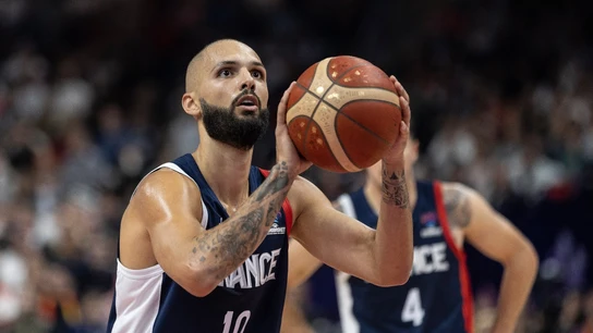 Evan Fournier, con Francia Evan Fournier, con Francia