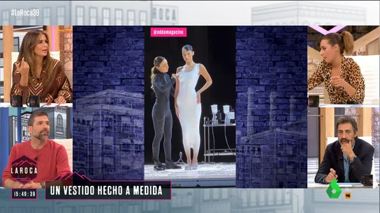 Así reacciona Nuria Roca tras ver el vestido spray de Bella Hadid: "Podemos empezar La Roca yo en tanga y vosotros con el spray" Así reacciona Nuria Roca tras ver el vestido spray de Bella Hadid: "Podemos empezar La Roca yo en tanga y vosotros con el spray"