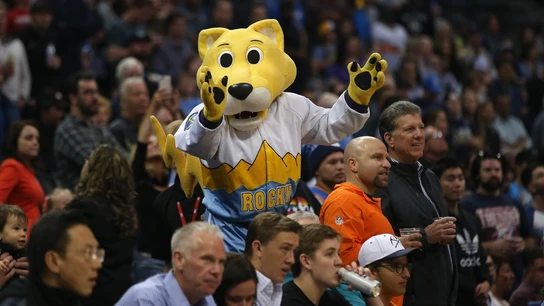 Rocky, la mascota de los Denver Nuggets Rocky, la mascota de los Denver Nuggets