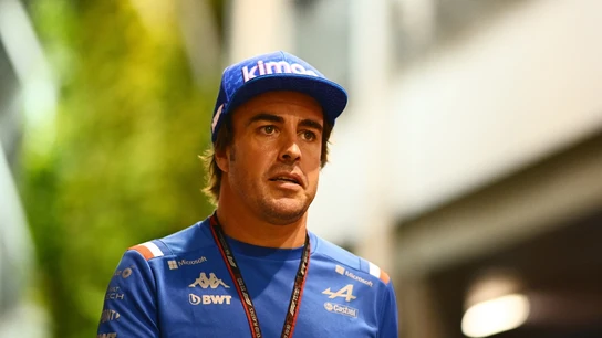 Fernando Alonso, en Singapur Fernando Alonso, en Singapur