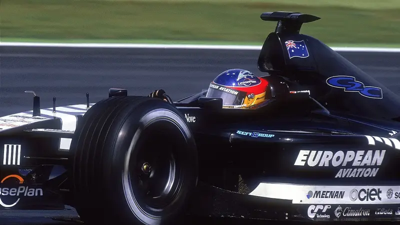 Fernando Alonso con Minardi en 2001