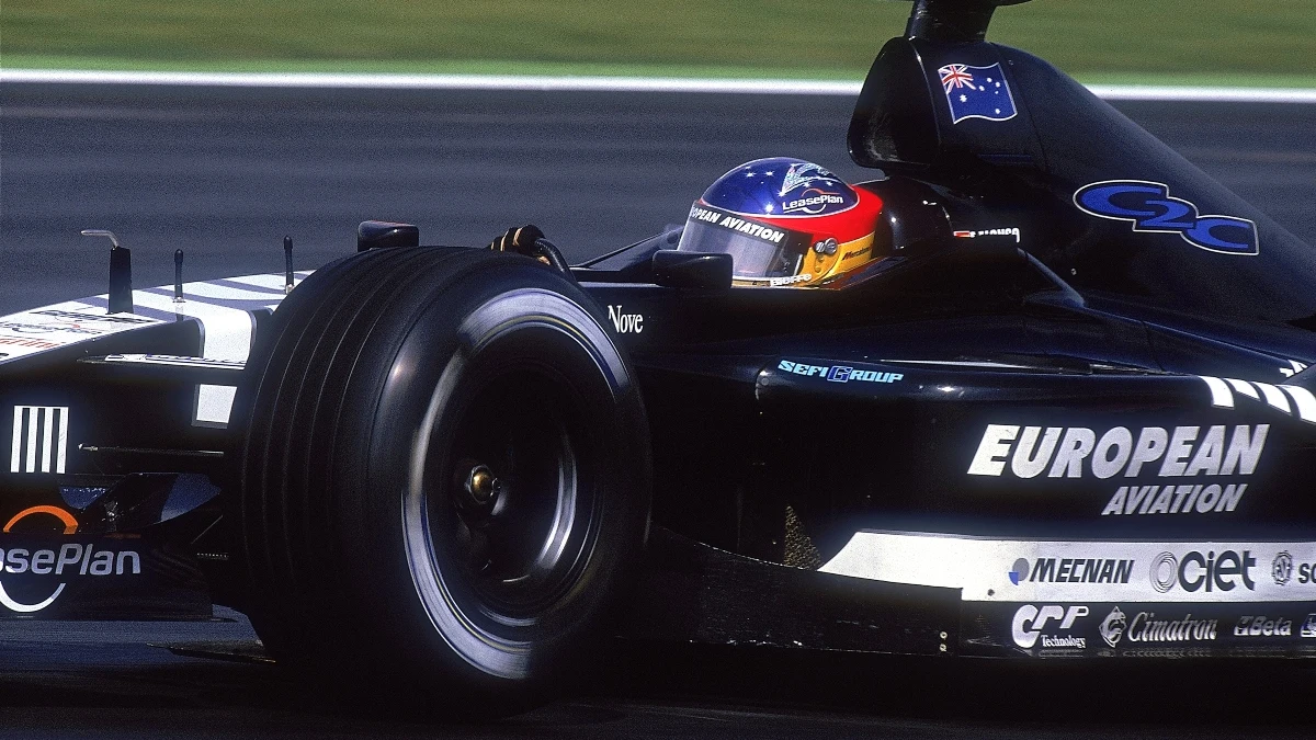 Fernando Alonso con Minardi en 2001