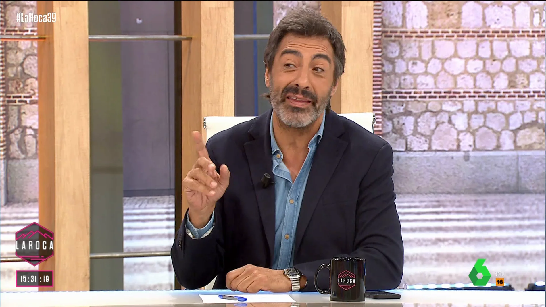 El cabreo de Juan del Val cuando Nuria Roca le llama El cabreo de Juan del Val cuando Nuria Roca le llama