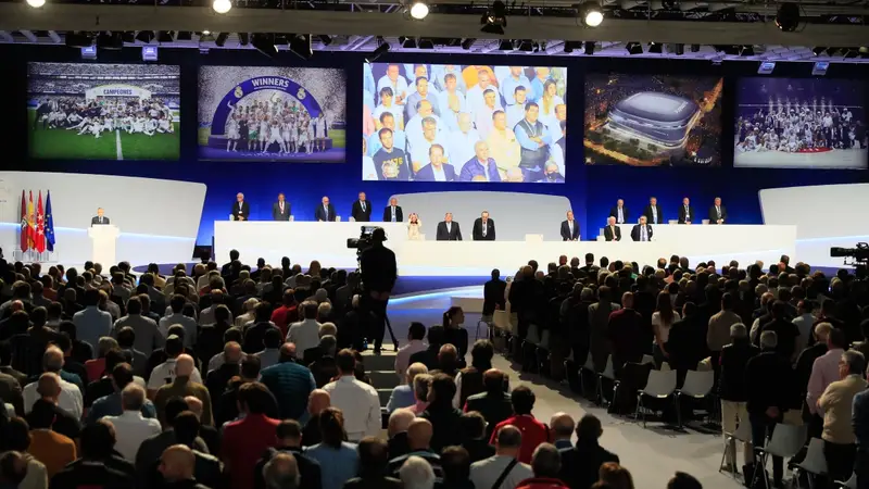 La Asamblea General de socios del Real Madrid