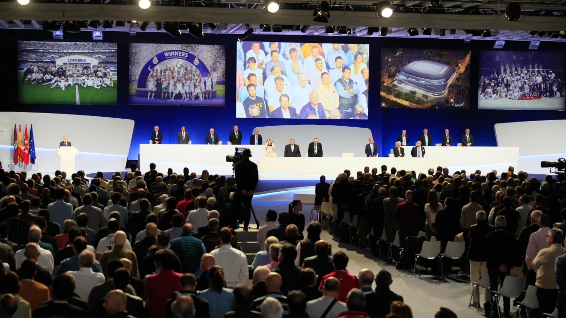 La Asamblea General de socios del Real Madrid