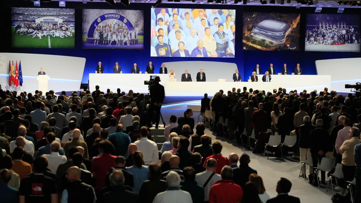 La Asamblea General de socios del Real Madrid