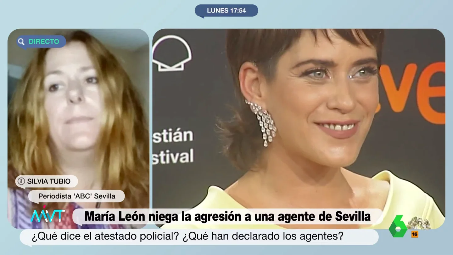 Silvia Tubio detalla el atestado policial de la presunta agresión de María León a un agente: "Hay un parte de lesiones" Silvia Tubio detalla el atestado policial de la presunta agresión de María León a un agente: "Hay un parte de lesiones"
