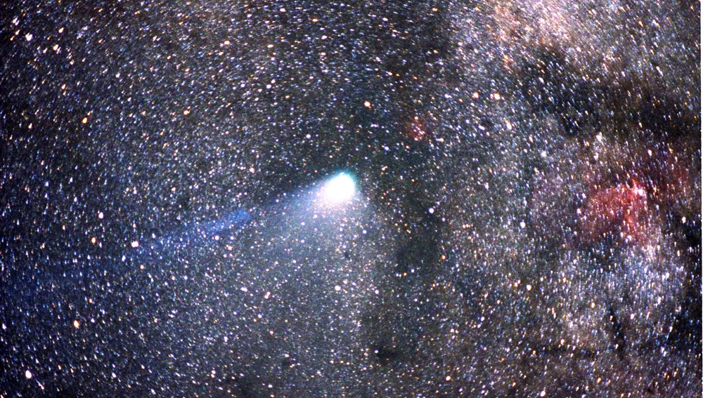 Cometa Halley visto en 1986