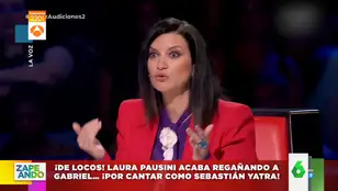 Laura Pausini regaña a un concursante por parecerse a Sebastián Yatra