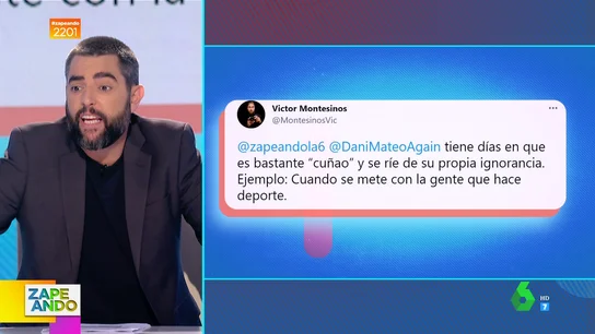 De "cuñao" a "egocéntrico": así reaccionan Dani Mateo, Lorena Castell y Miki Nadal a estos insultos de unos espectadores De "cuñao" a "egocéntrico": así reaccionan Dani Mateo, Lorena Castell y Miki Nadal a estos insultos de unos espectadores