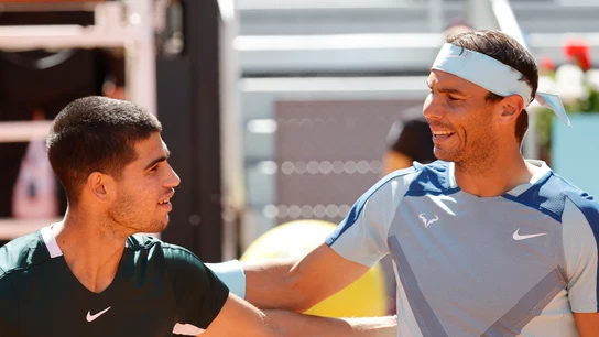 Carlos Alcaraz y Rafa Nadal Carlos Alcaraz y Rafa Nadal