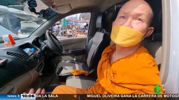 "El wiski previene el COVID": así es la increíble excusa de un monje budista que conducía borracho