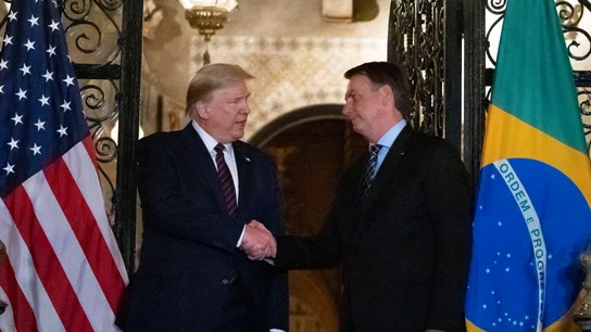 Donald Trump y Jair Bolsonaro en una imagen de archivo Donald Trump y Jair Bolsonaro en una imagen de archivo