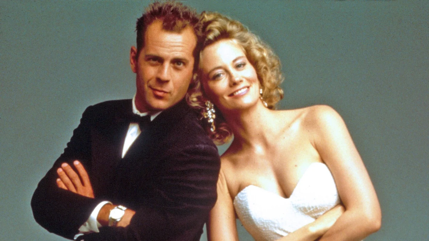 Bruce Willis y Cybill Shepherd, en 'Luz de luna' Bruce Willis y Cybill Shepherd, en 'Luz de luna'