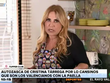 Cristina Tárregas: &quot;A los valencianos nos encanta poner verdes las paellas del resto del mundo&quot;