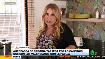 Cristina Tárregas: "A los valencianos nos encanta poner verdes las paellas del resto del mundo"