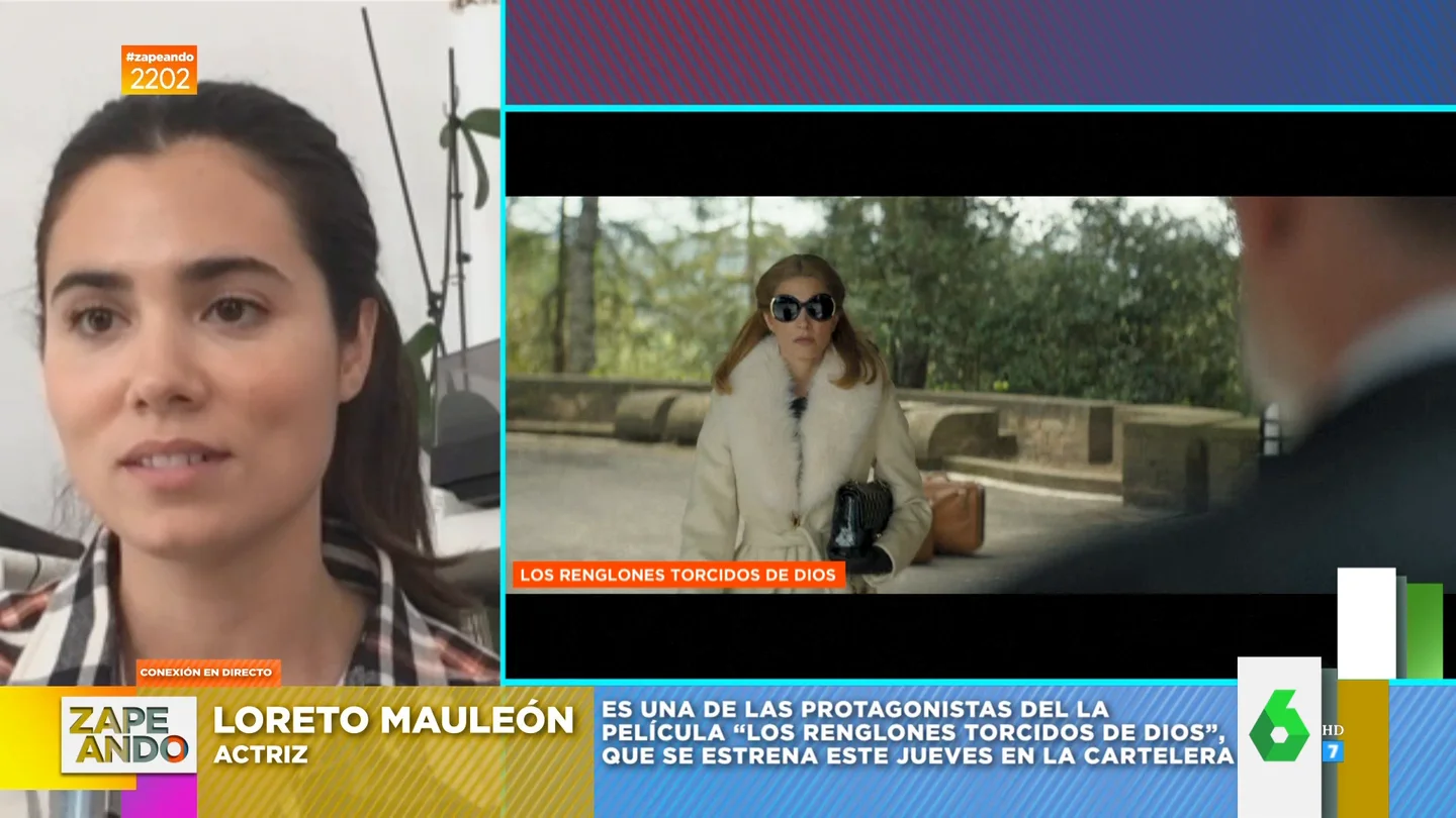 Loreto Mauleón habla en Zapeando sobre el rodaje de Los renglones torcidos de Dios Loreto Mauleón habla en Zapeando sobre el rodaje de Los renglones torcidos de Dios