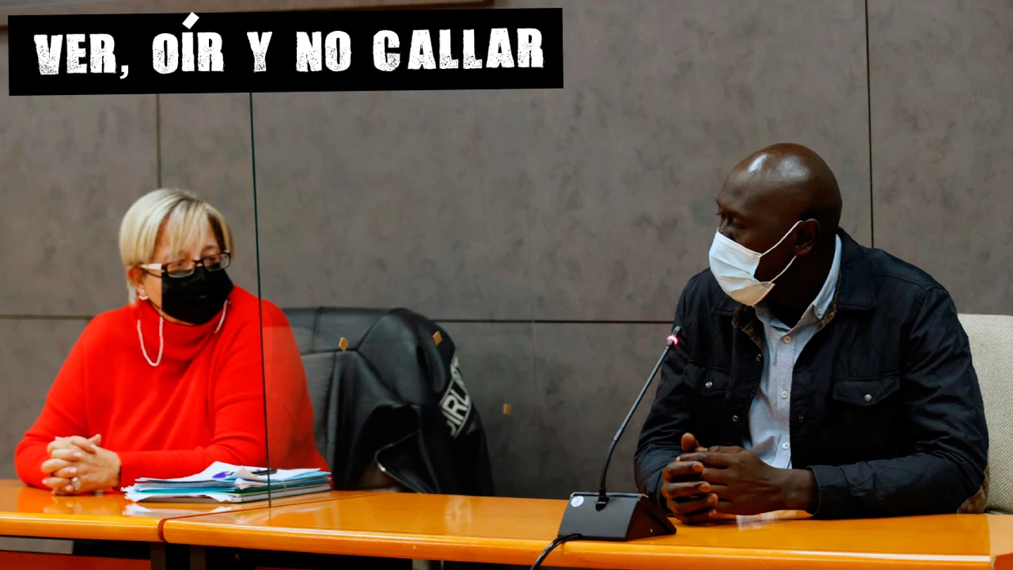 El acusado y marido de la víctima Bara N. en la sesión del juicio en la Audiencia de Bizkaia, en Bilbao El acusado y marido de la víctima Bara N. en la sesión del juicio en la Audiencia de Bizkaia, en Bilbao