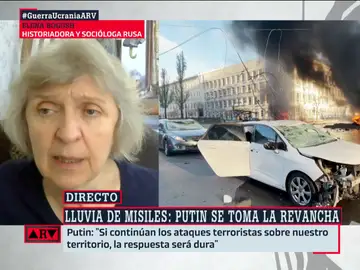 Elena Bogush alerta del giro de estrategia de Putin: &quot;Quiere destruir Ucrania por completo y llevarla a la catástrofe humanitaria&quot;