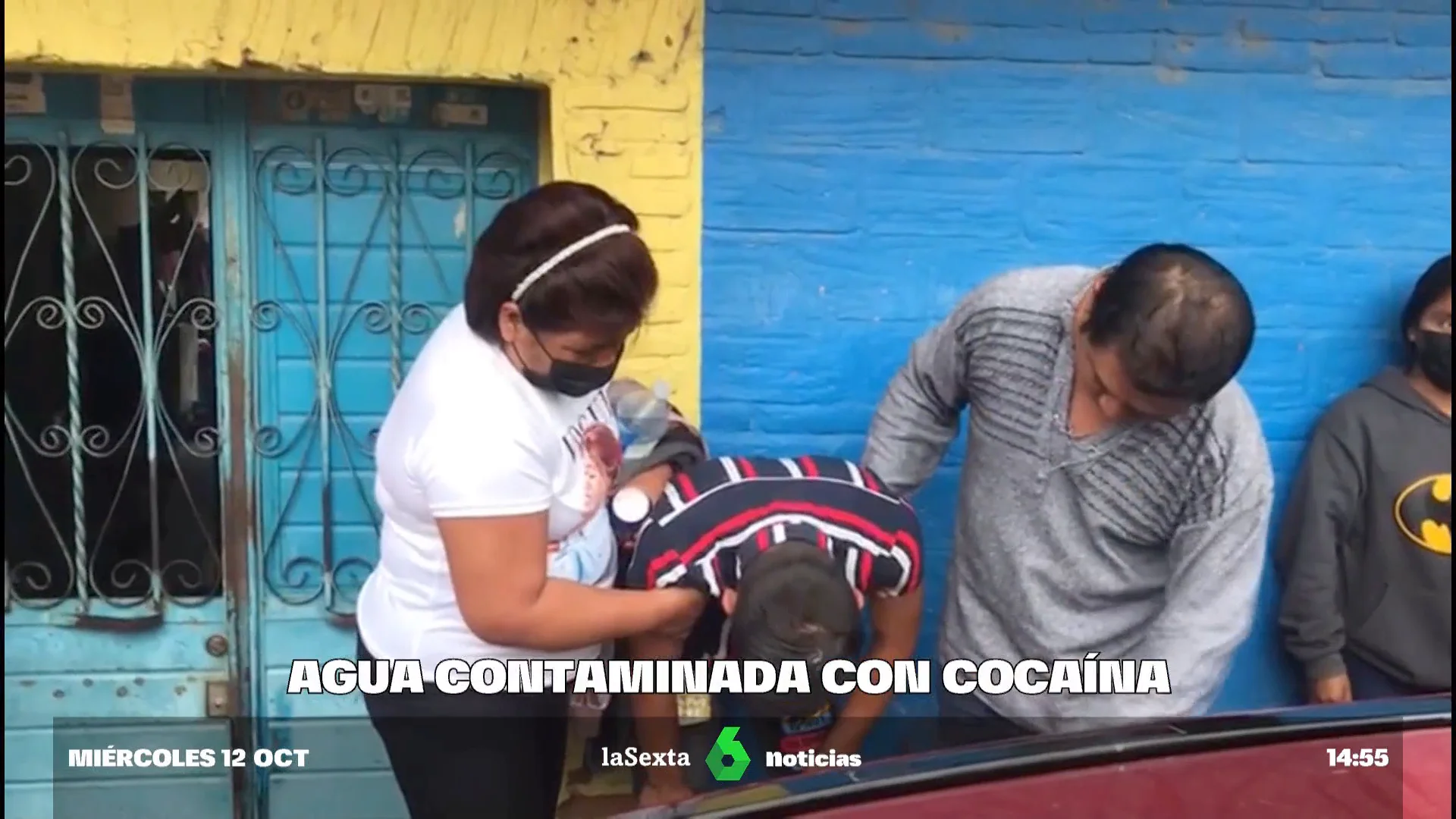 agua contaminada cocaina