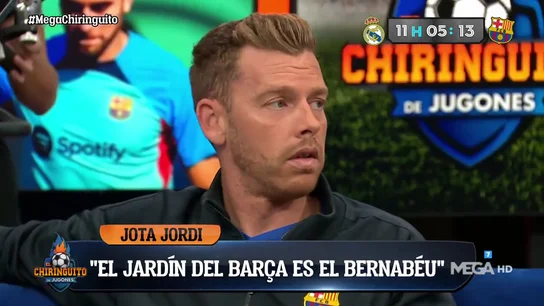 Las duras palabras de Jota Jordi que han enfadado al madridismo: "El Bernabéu es el jardín del Barça" Las duras palabras de Jota Jordi que han enfadado al madridismo: "El Bernabéu es el jardín del Barça"
