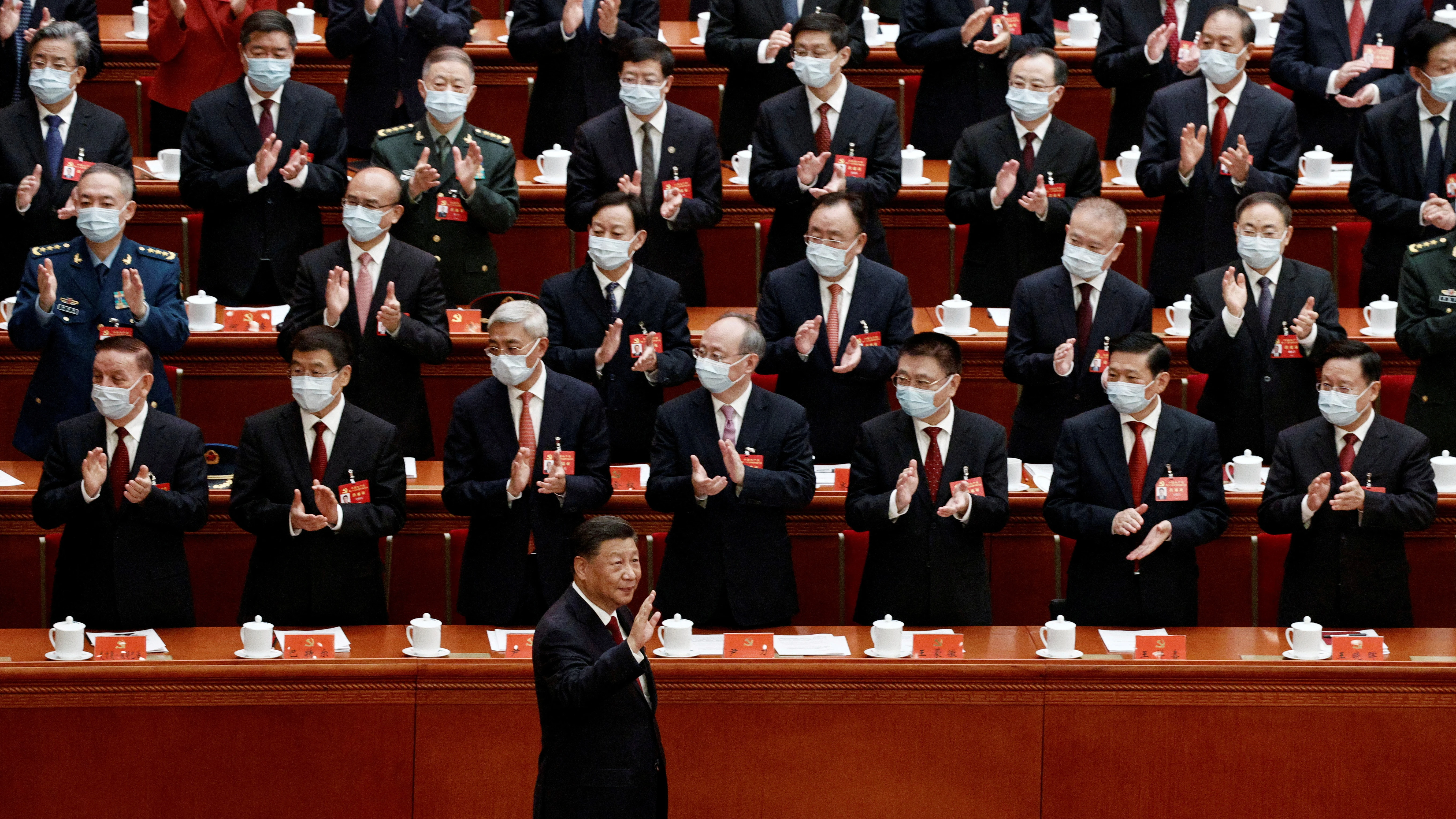 Xi Jinping, en la inauguración del 20º Congreso del Partido Comunista de China