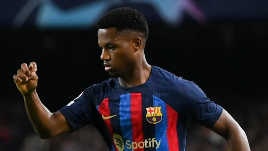 Ansu Fati, en un partido con el Barça Ansu Fati, en un partido con el Barça