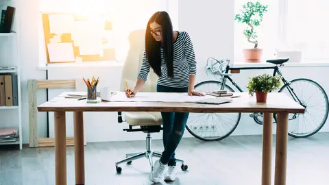 Trabajar de pie Trabajar de pie